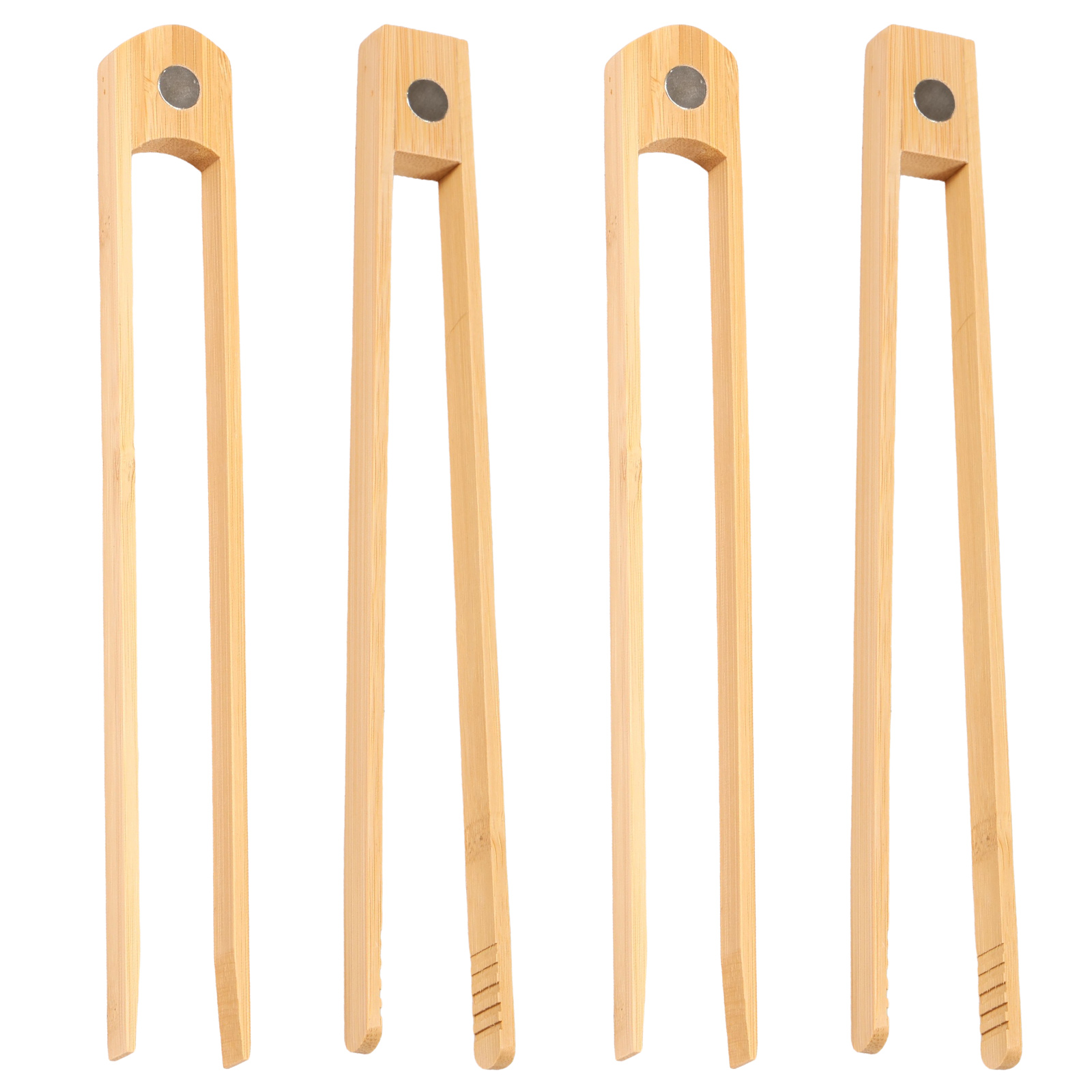 Kitchen Appliances Set - Набор бамбуковых щипцов для тостера, простой